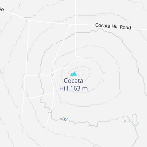 Map of Cocata Hill