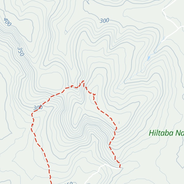 Map of Barbara Hardy Walking Trail Peak