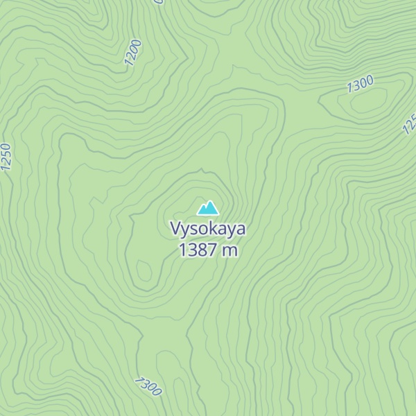 Map of Vysokaya