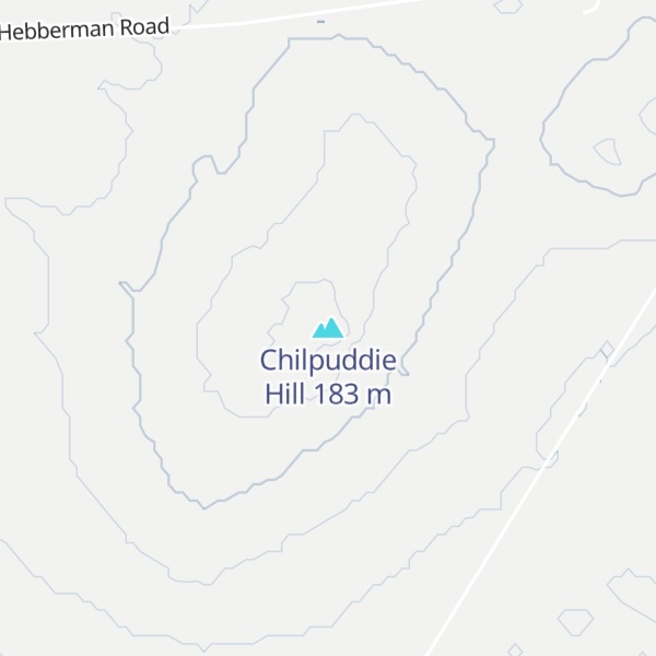 Map of Chilpuddie Hill