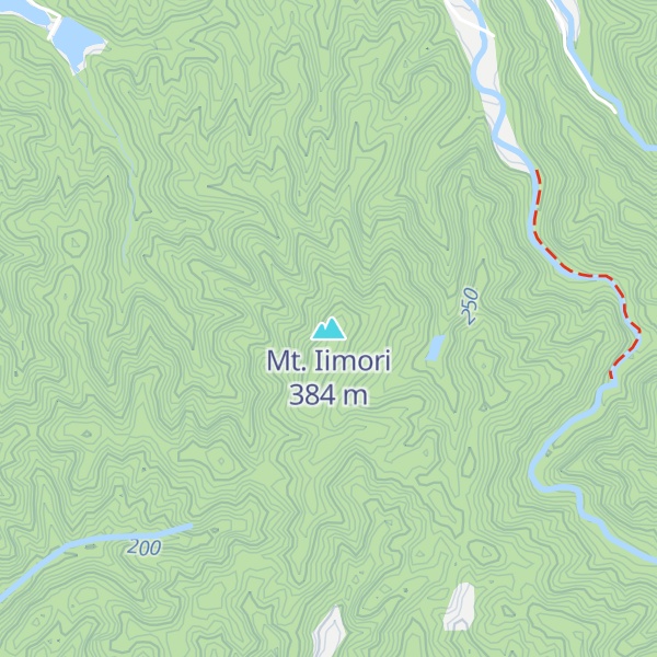 Map of Mt. Iimori