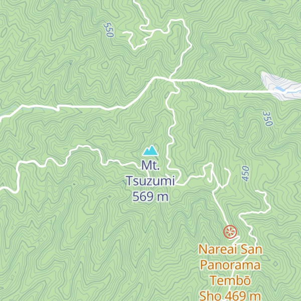 Map of Mt. Tsuzumi