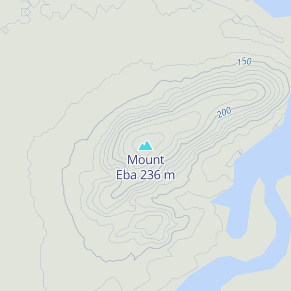 Map of Mount Eba