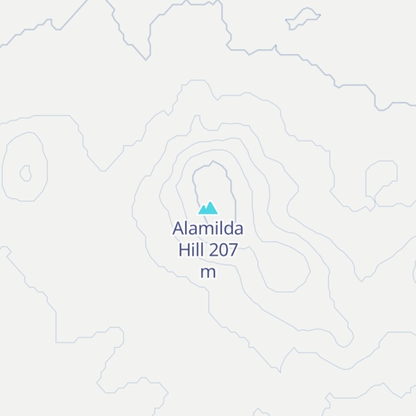 Map of Alamilda Hill