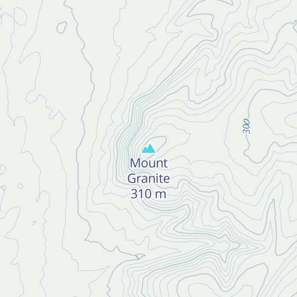 Map of Mount Granite