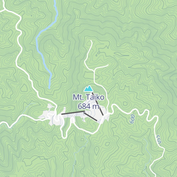 Map of Mt. Taiko