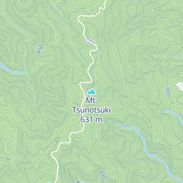 Map of Mt. Tsunotsuki