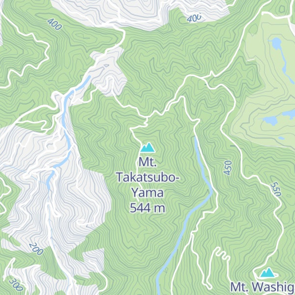 Map of Mt. Takatsubo-Yama
