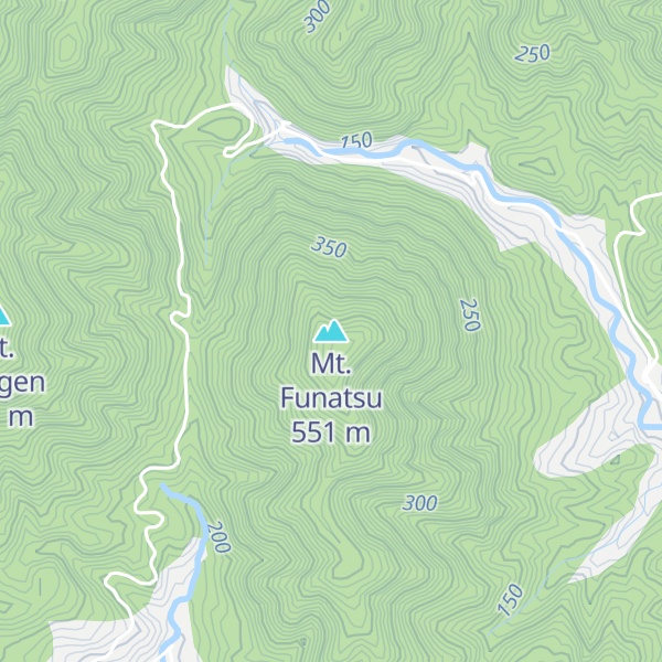 Map of Mt. Funatsu
