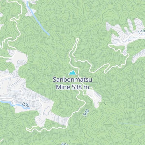 Map of Sanbonmatsu Mine