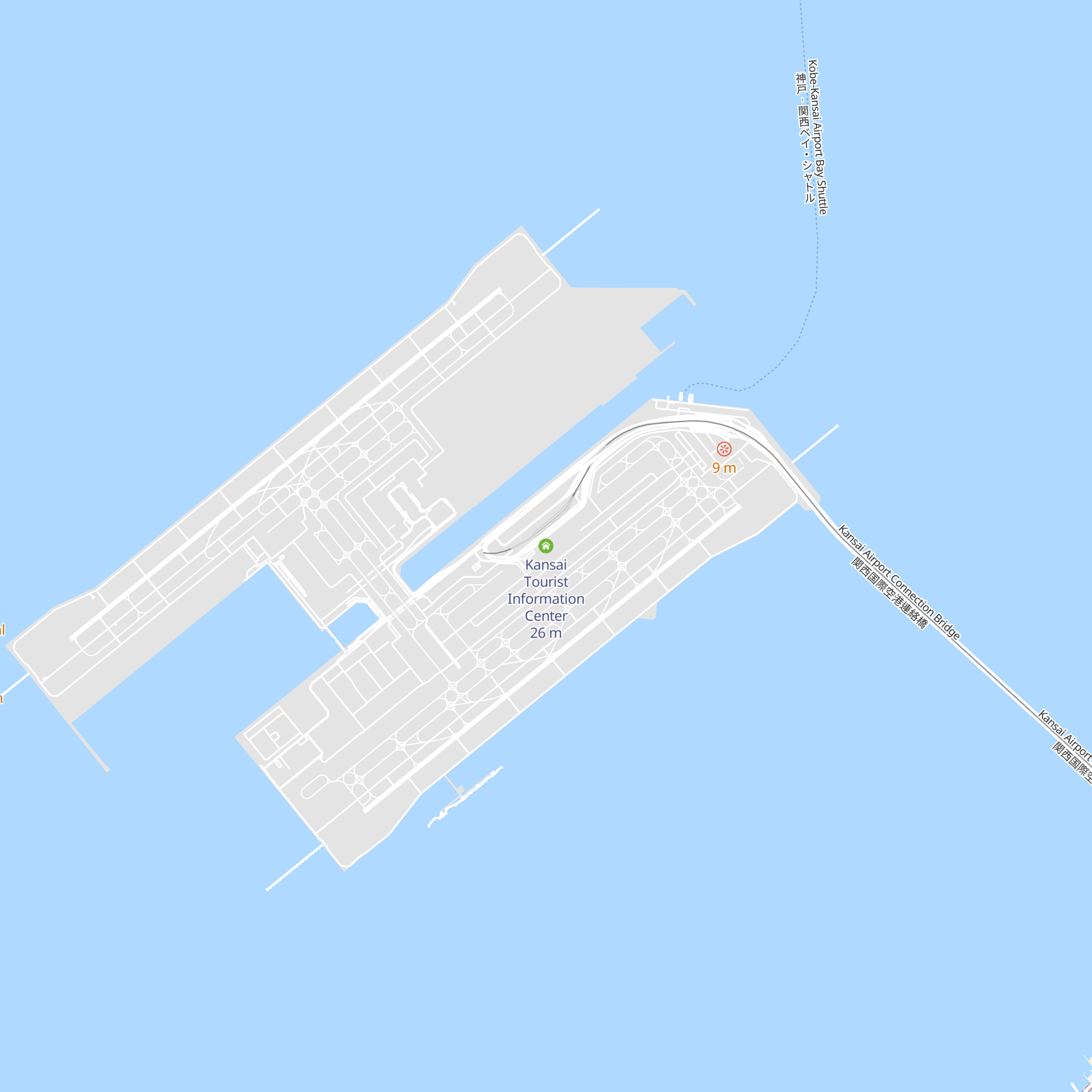 Kansai Tourist Information Center map