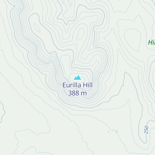 Map of Eurilla Hill