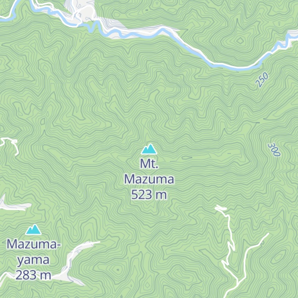 Map of Mt. Mazuma