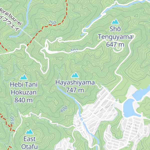 Map of Hayashiyama