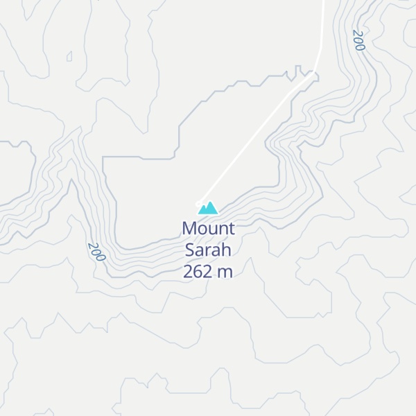Map of Mount Sarah