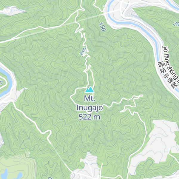 Map of Mt. Inugajo