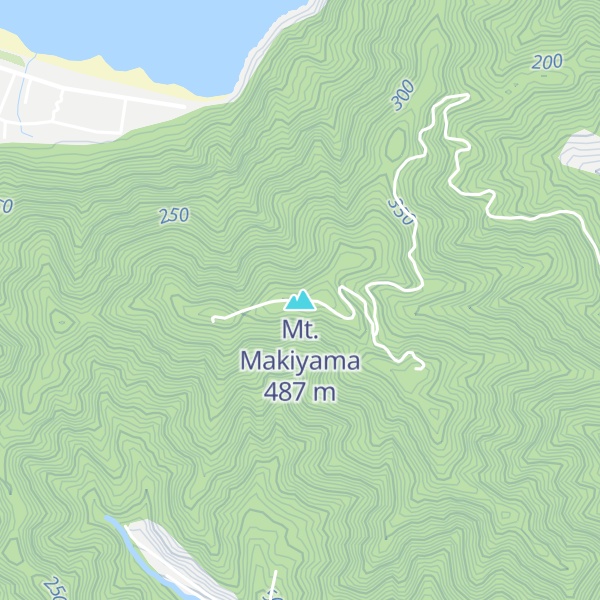 Map of Mt. Makiyama