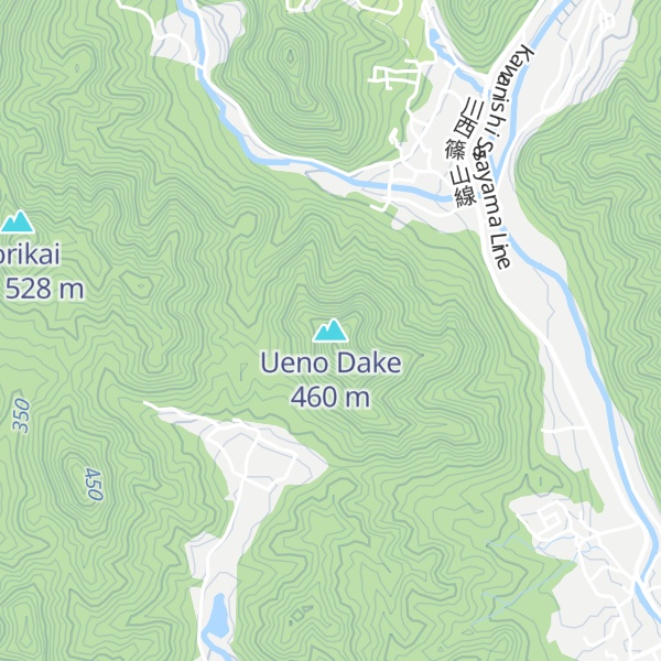 Map of Ueno Dake