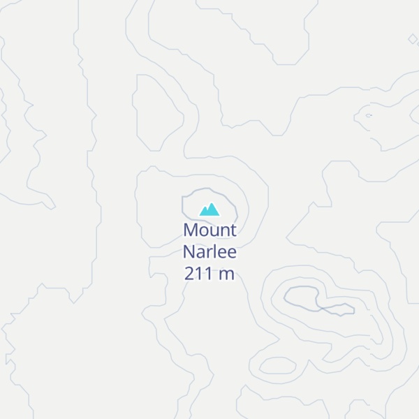 Map of Mount Narlee