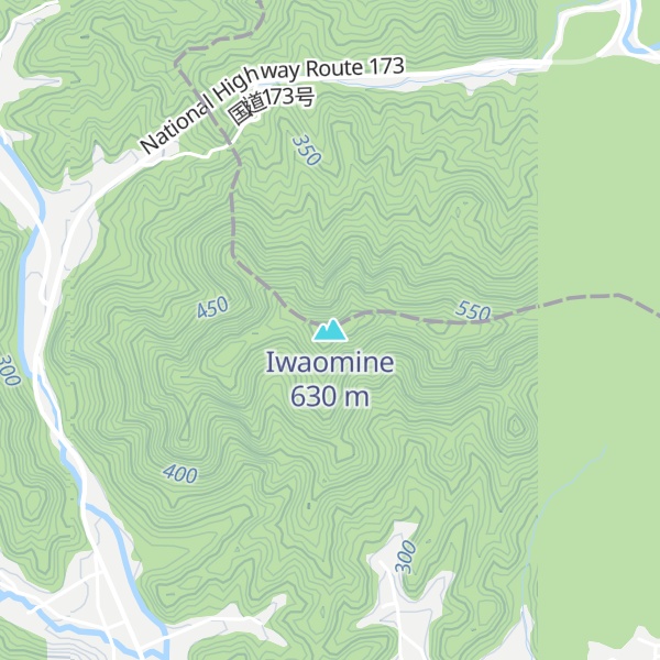 Map of Iwaomine