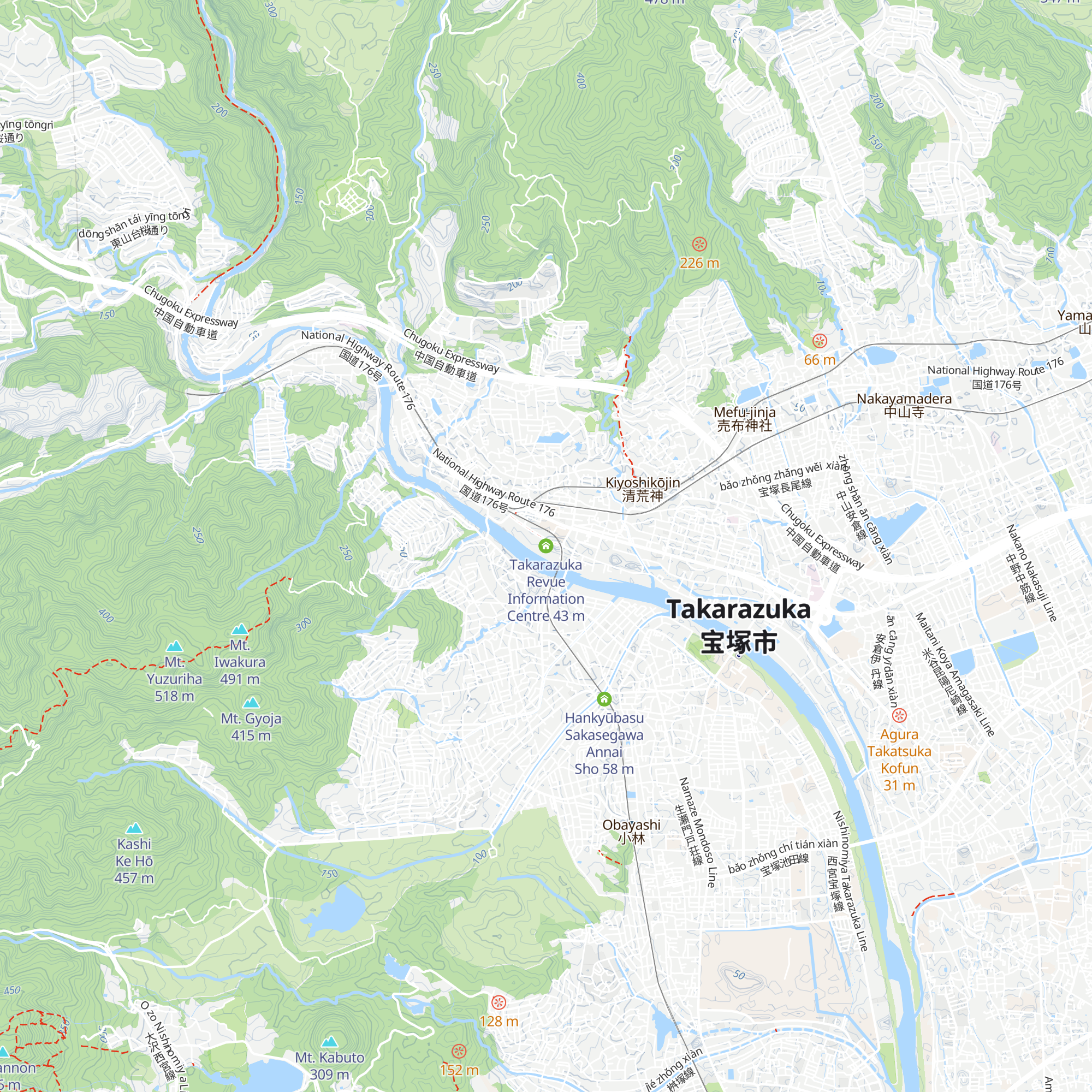 Takarazuka Revue Information Centre map