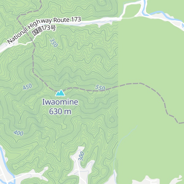 Map of Mt. Amaishi