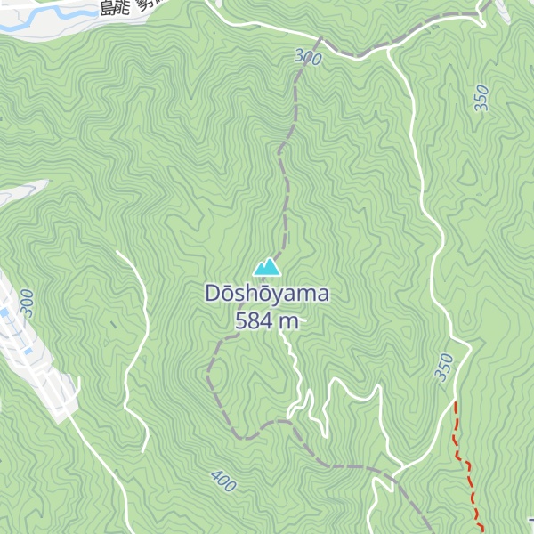 Map of Dōshōyama