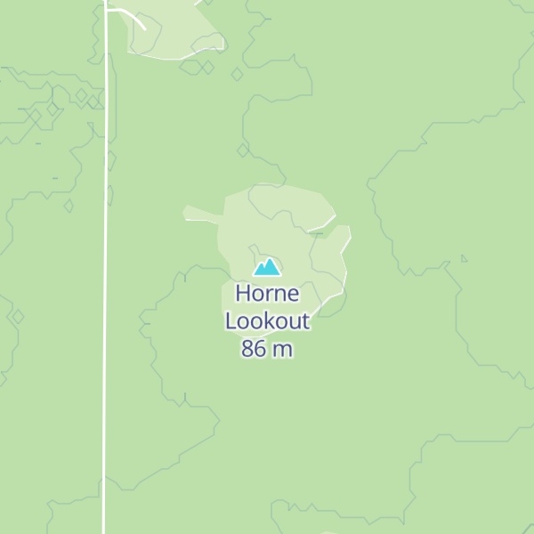 Map of Horne Lookout