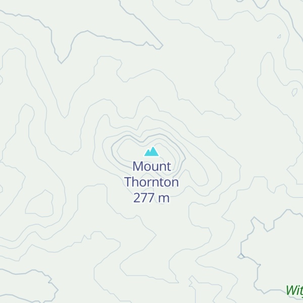 Map of Mount Thornton