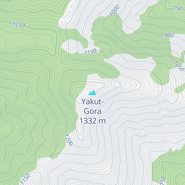 Map of Yakut-Gora