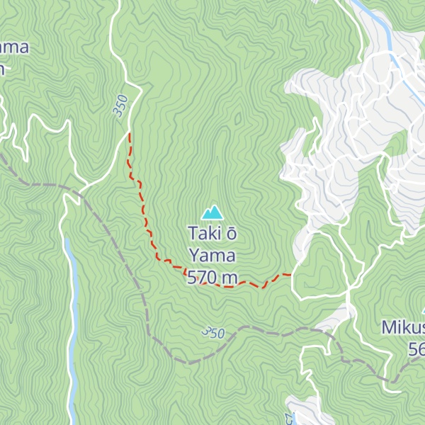 Map of Taki ō Yama