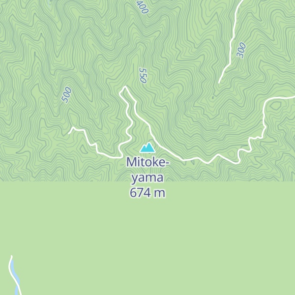 Map of Mitoke-yama