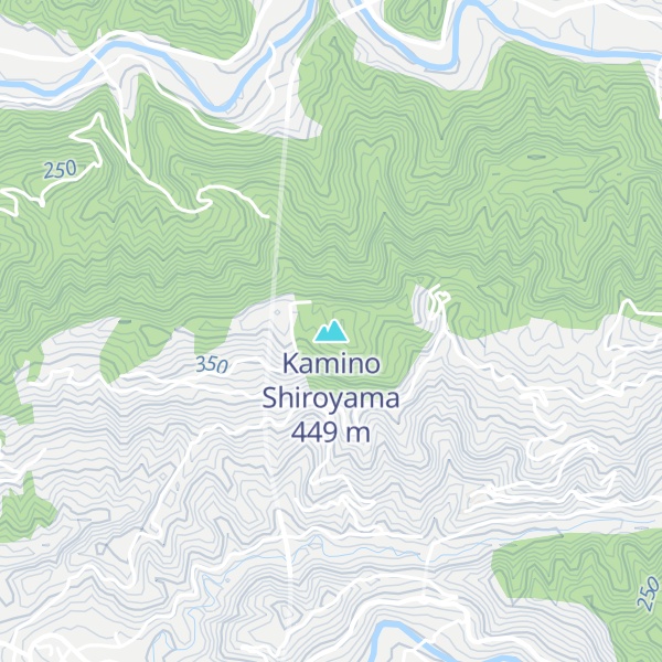 Map of Kamino Shiroyama