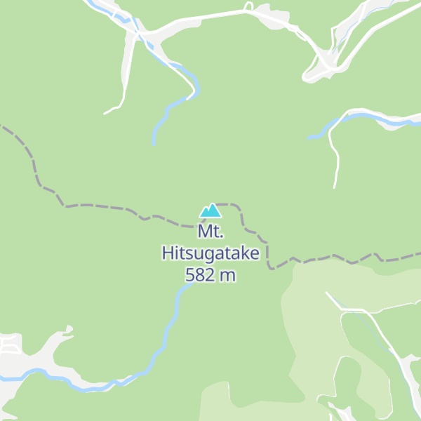 Map of Mt. Hitsugatake