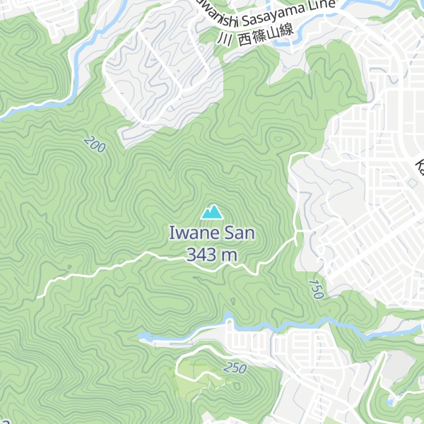 Map of Iwane San
