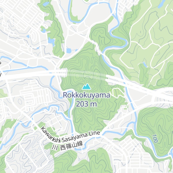 Map of Rokkokuyama