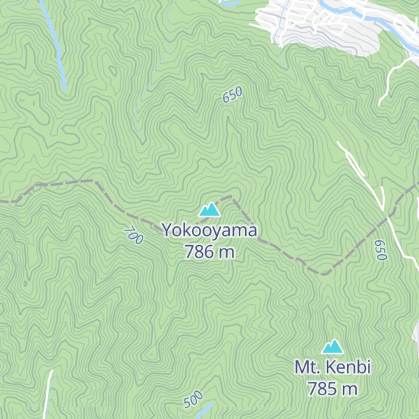 Map of Yokooyama