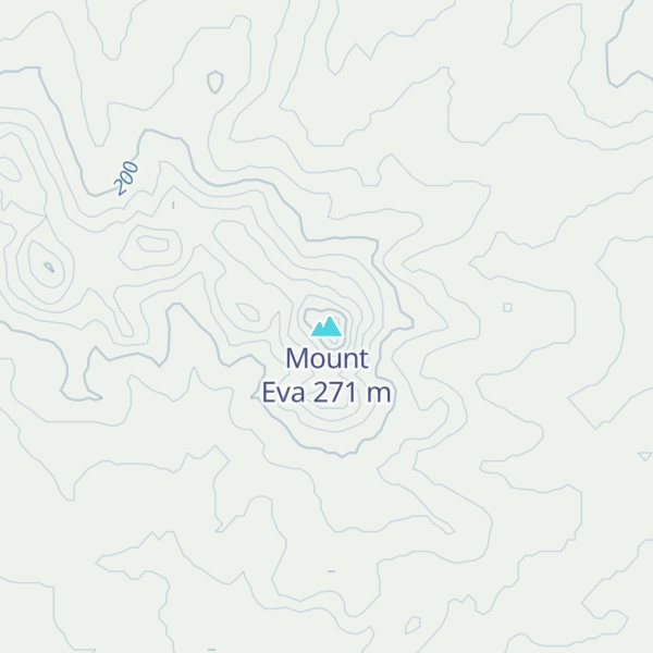 Map of Mount Eva