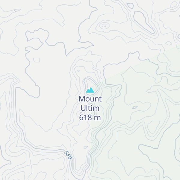 Map of Mount Ultim