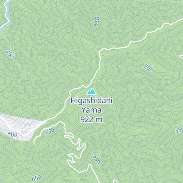 Map of Higashidani Yama