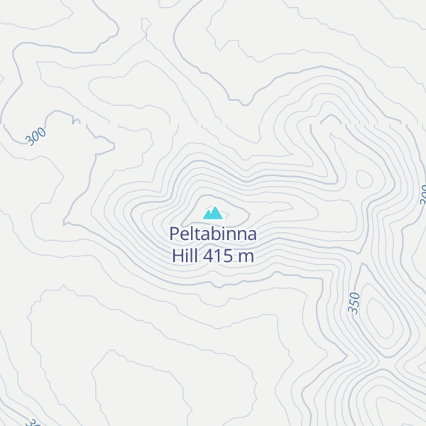 Map of Peltabinna Hill