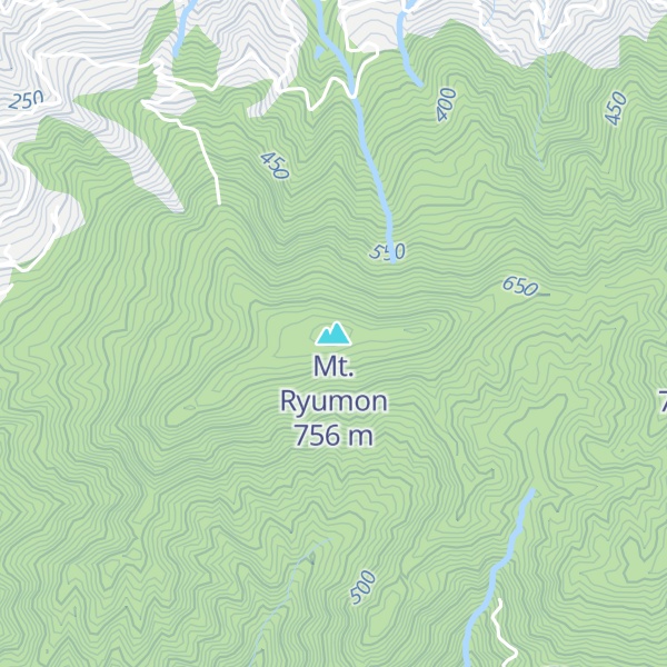 Map of Mt. Ryumon