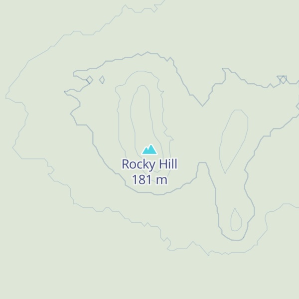 Map of Rocky Hill