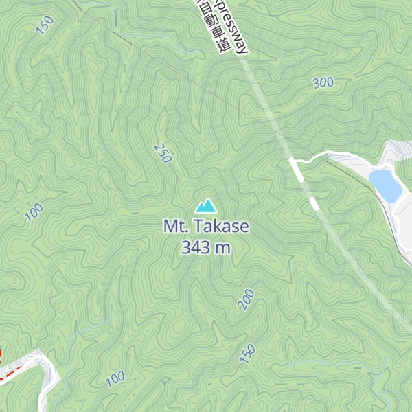 Map of Mt. Takase