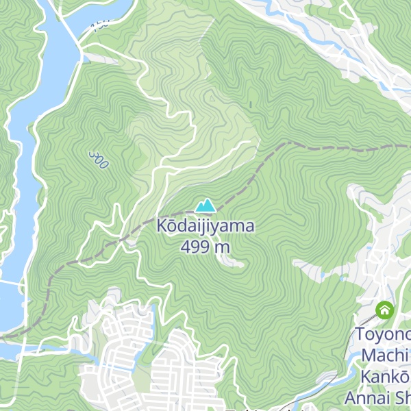 Map of Kōdaijiyama