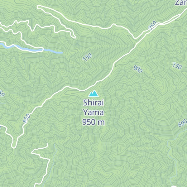 Map of Shirai Yama