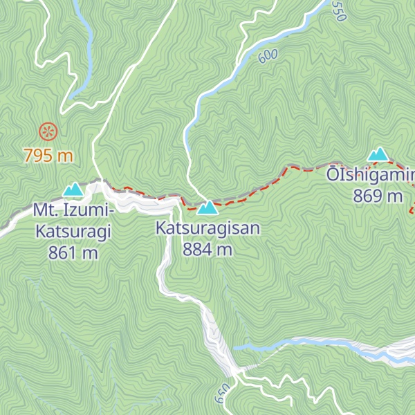 Map of Katsuragisan