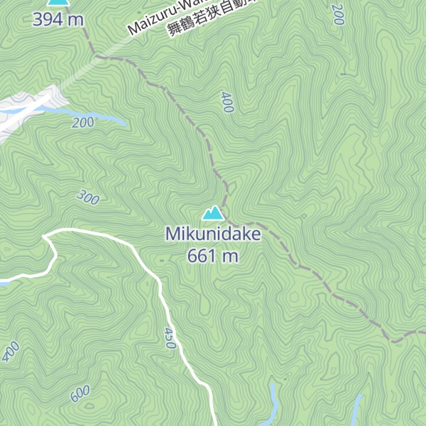 Map of Mikunidake