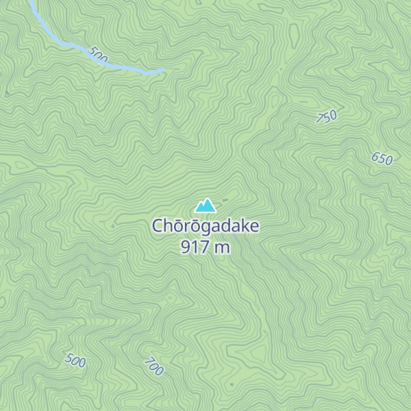 Map of Chōrōgadake