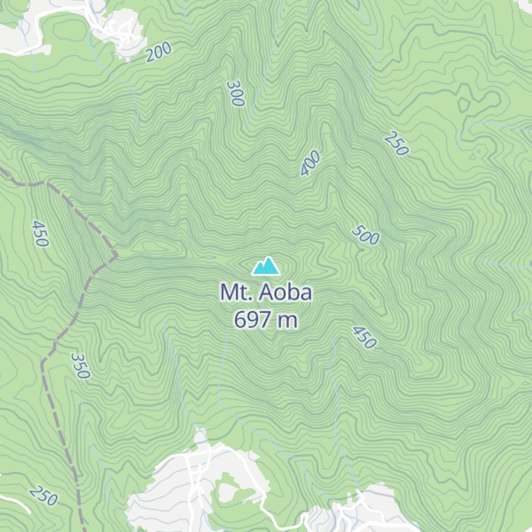 Map of Mt. Aoba